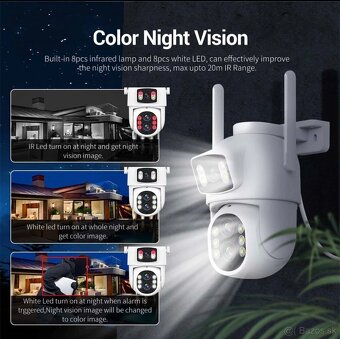 Wifi vonkajšia kamera 10MP, 10x zoom, Nová - 5