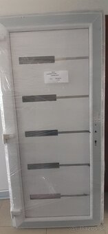 PLASTOVÉ VCHODOVÉ DVERE BIELE 980mm.x2080mm. - 5