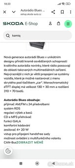 Dobrý deň.predam rádio škoda Octavia 3 r.v2013 - 5