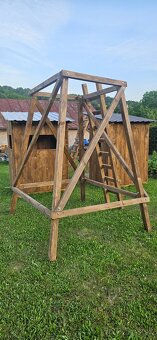 Predám poľovnícky posed – plechová stre - 5