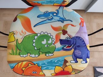 Detská otočná stolička Dino - 5