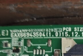 Predám všetky diely z TV LG 43UH6107 - 5
