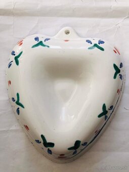 Rucne malovana keramicka zavesna forna srdce - 5