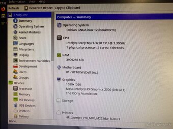 Počítač Dell s LINUXOM / i3-3220 / 4GB RAM / 500GB HDD - 5