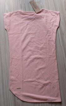 Elastické svetloružové minišaty zn.PeeKaBoo, M/LXL - 5