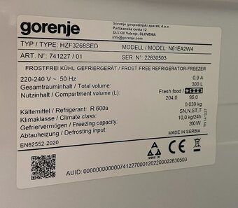 Gorenje N61EA2W4 - chladnička s mrazničkou - 5