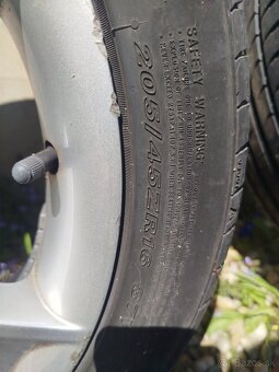 Disky + pneumatiky 205/45/R16 - 5