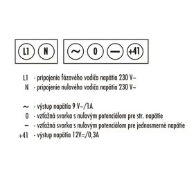 PredámE sieťový zdroj napájač AC-9V DC=12V I=1.3A - 5