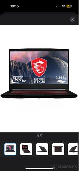 MSI GF65 Thin 10UE-098CZ kovový - 5