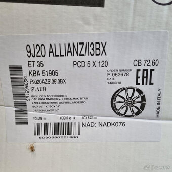 Mak disky 5x120 R20 9J ET35 - 5