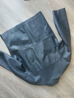 Pánsky kožený kabát Kcero č. 50 (L) - 5