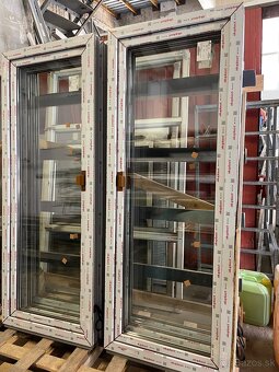 Plastové okná zlatý dub/biela, nové - 5