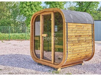 Sauna CUBE MIDI z termo dřeva - 5