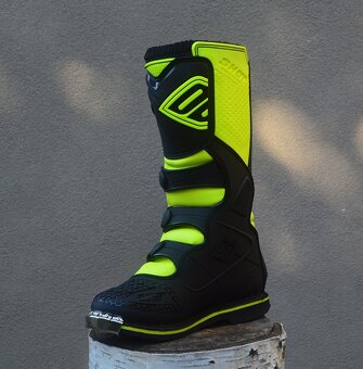 Žlté fluo čižmy SHOT - 5