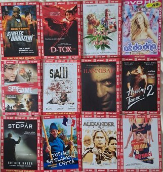 DVD filmy (karton) časť 1. - 5