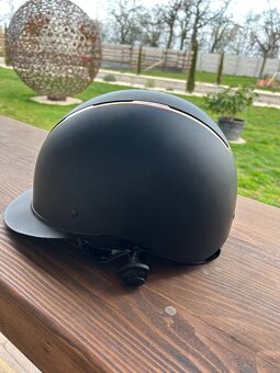 PRILBA JAZDECKÁ MATNÁ HKM LADY SHIELD - 5