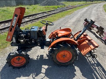 Kubota B6000 s rotavátorom - 5