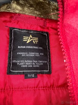 Dievčenská zimná bunda Alpha Industries 152 - 5