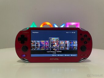 PlayStation Vita Cosmic Red OLED - AKO NOVÁ - 5
