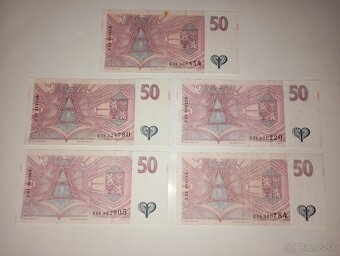 BANKOVKY 50 KČ 1997, SÉRIE E, PĚKNÉ STAVY - 5