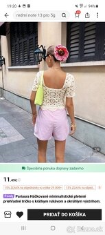 Shein topy nenosené vo veľkosti S - 5