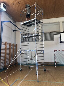 Pojazdné hliníkové lešenie. 135 x 250 / 8,50m DOPRAVA ZDARMA - 5
