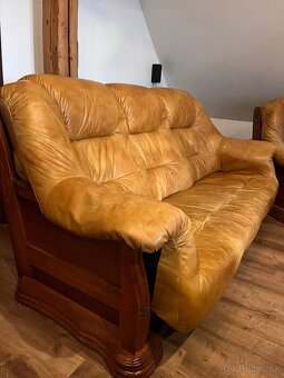 kožená sedacia súprava 3+1+1 - 5