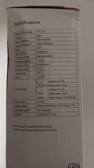 Prenosný led projektor - 5