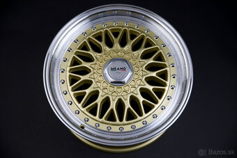 Alu kola 16" 4x100/108 Riccardo silver/gold - 5