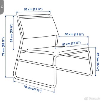 Ikea kreslo LINNEBÄCK - 5