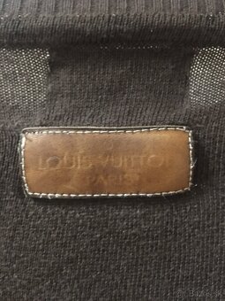 LOUIS VUITTON originál čokoládový damsky svetrik L - 5