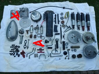 Dynamo jawa perák 250-530 a predný tlmič - 5