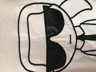 NOVÉ KARL LAGERFELD white pánske tricko XL - 5