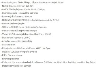 Termo videnie do ruky - Pard TA62-35 LRF - 5