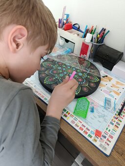 Mandala obraz z diamantov( hotový ) - 5