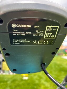 Aku kosačka gardena powermax li 40/32 - 5