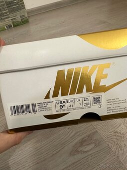 Air Jordan 1 High White Metalic Gold - 5
