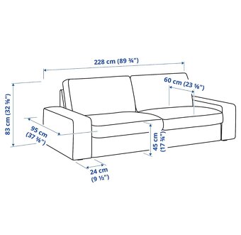 Ikea Kivik 3-pohovka - 5