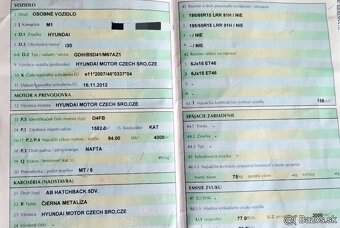 Hyundai i30 1.6 CRDI 2013 predám PREVODOVKU WDJ6A, DVERE, 6 - 5