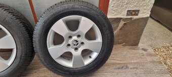 Predám originálne hliníkové disky Skoda 5x112 r15 195/65 - 5