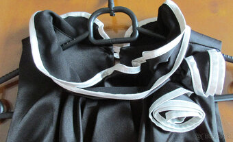 Blúzka, sukňa krémovo- čierna, veľ S - 5