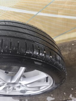 Elektróny R17 5x112 na letných pneu 205/50 Barum Bravuris 5 - 5