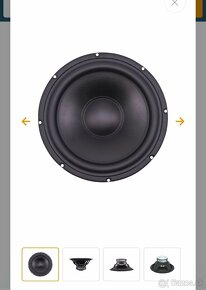 Reproduktorove meniče nové. Peerless, SB acoustics - 5