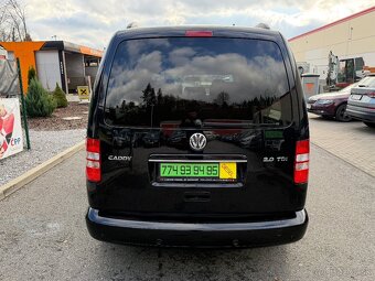 VOLKSWAGEN CADDY MAXI 2,0 TDI-103 KW, 7 MÍST, PARK. SENZORY - 5
