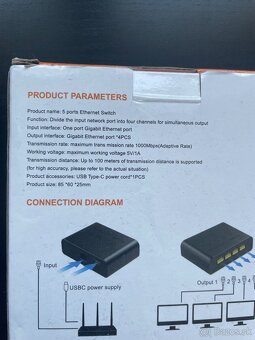 1000 Mbps switch - 5