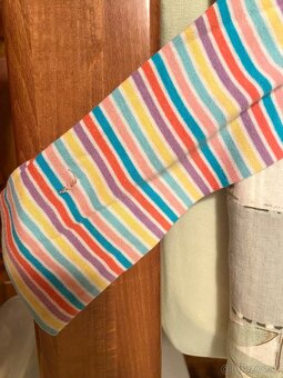 3 pruhované tričká v. 146-152 cm - 5