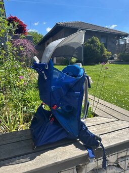 Turisticky nosic Osprey Poco LT – top stav + rain cover - 5
