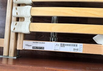 Postel IKEA 160x200 komplet s rostami a matracami - 5