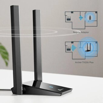 Predám TP-Link Archer TX20U Plus, AX1800 WiFI 6 USB Adaptér - 5