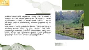 Pozemok určený na výstavbu Lazy pod Makytou- časť Potok 150 - 5